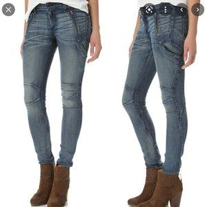 Rag & Bone Women's Skinny Distressed Cargo Jeans, Style W1541K520